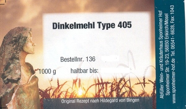 Dinkelmehl Type 405